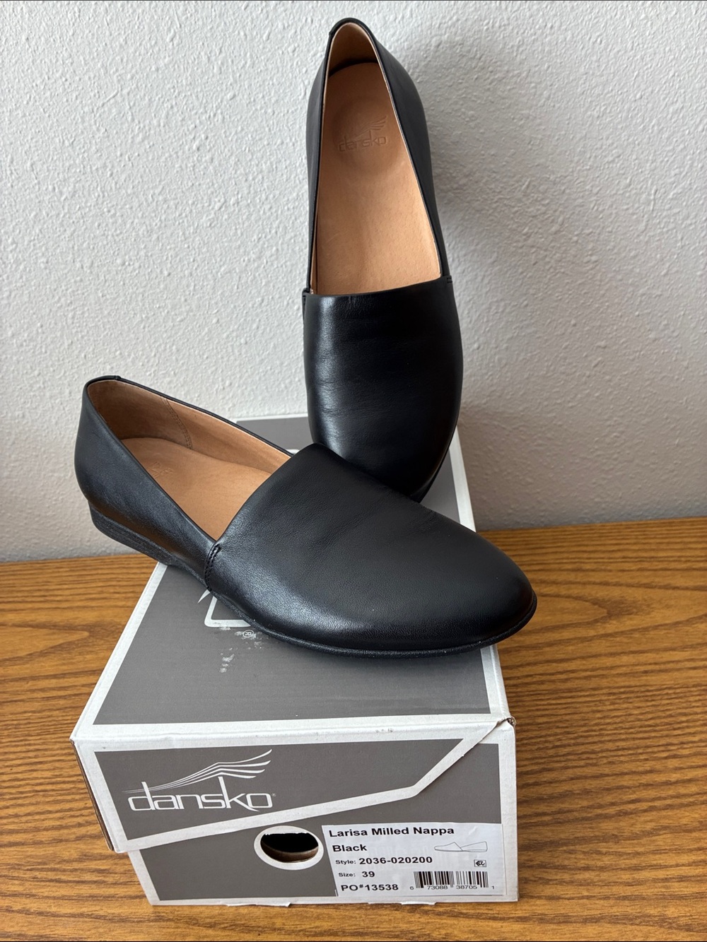 Dansko Larisa Milled Nappa Leather Loafers